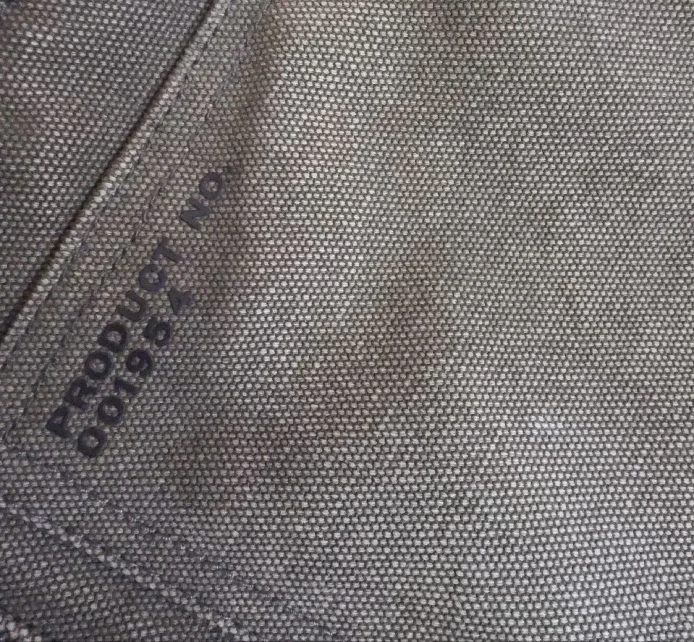 Fossil Canvas Messenger Bag in Khaki and Brown